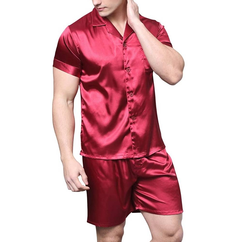 Mens Satin Pyjamas Set: image 5