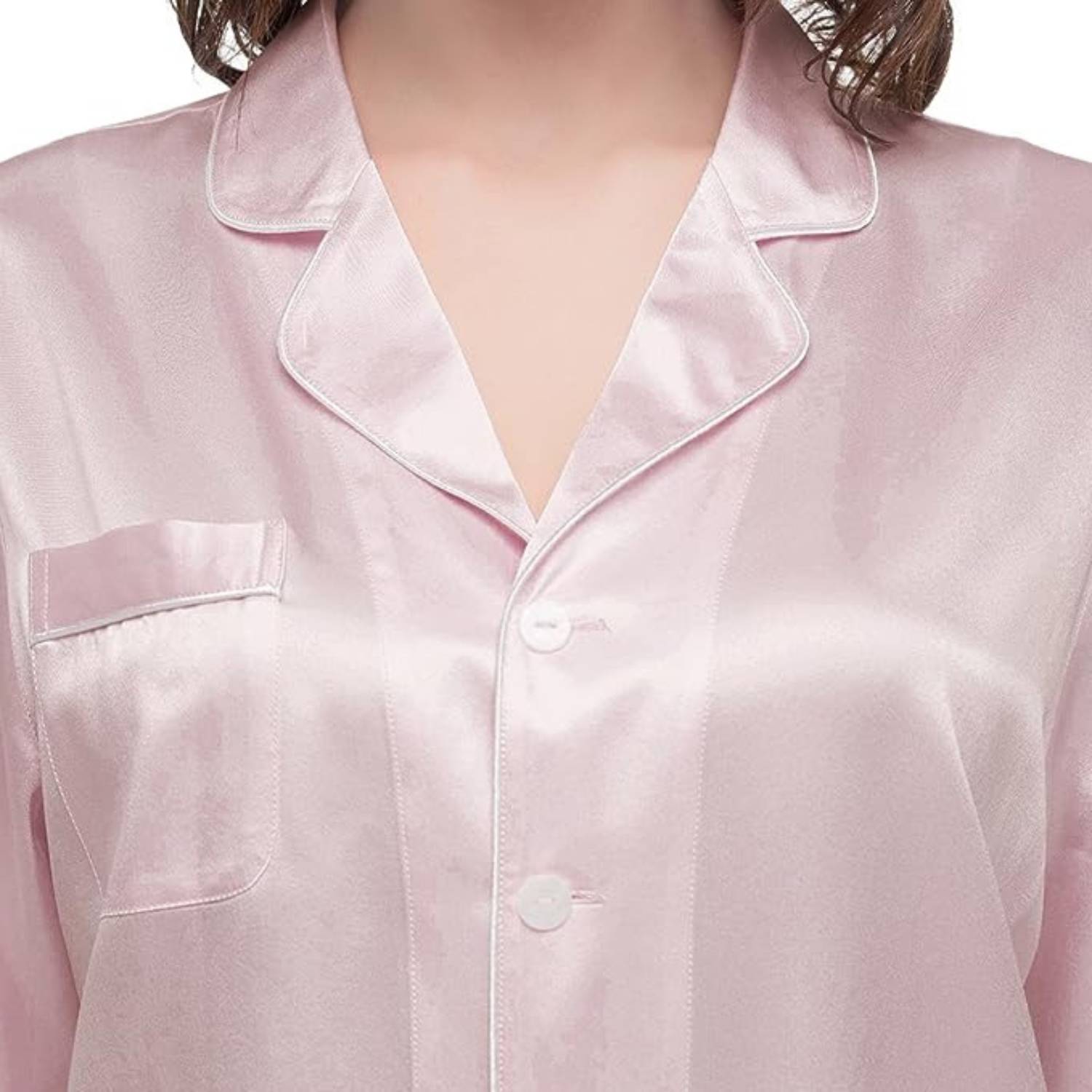buy pink womens silk pyjama